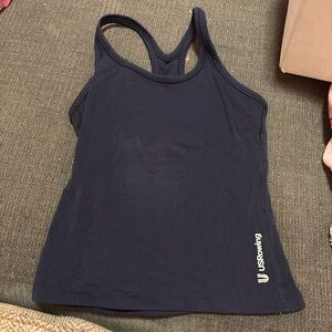 Women's Navy Tank Top USA Rowing